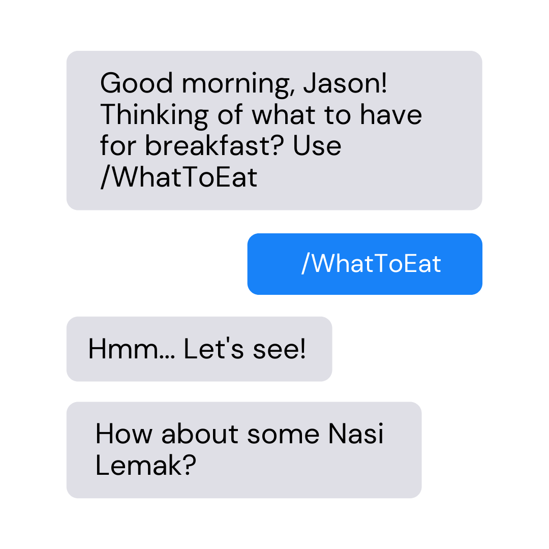 EatWhatSiaBot what to eat